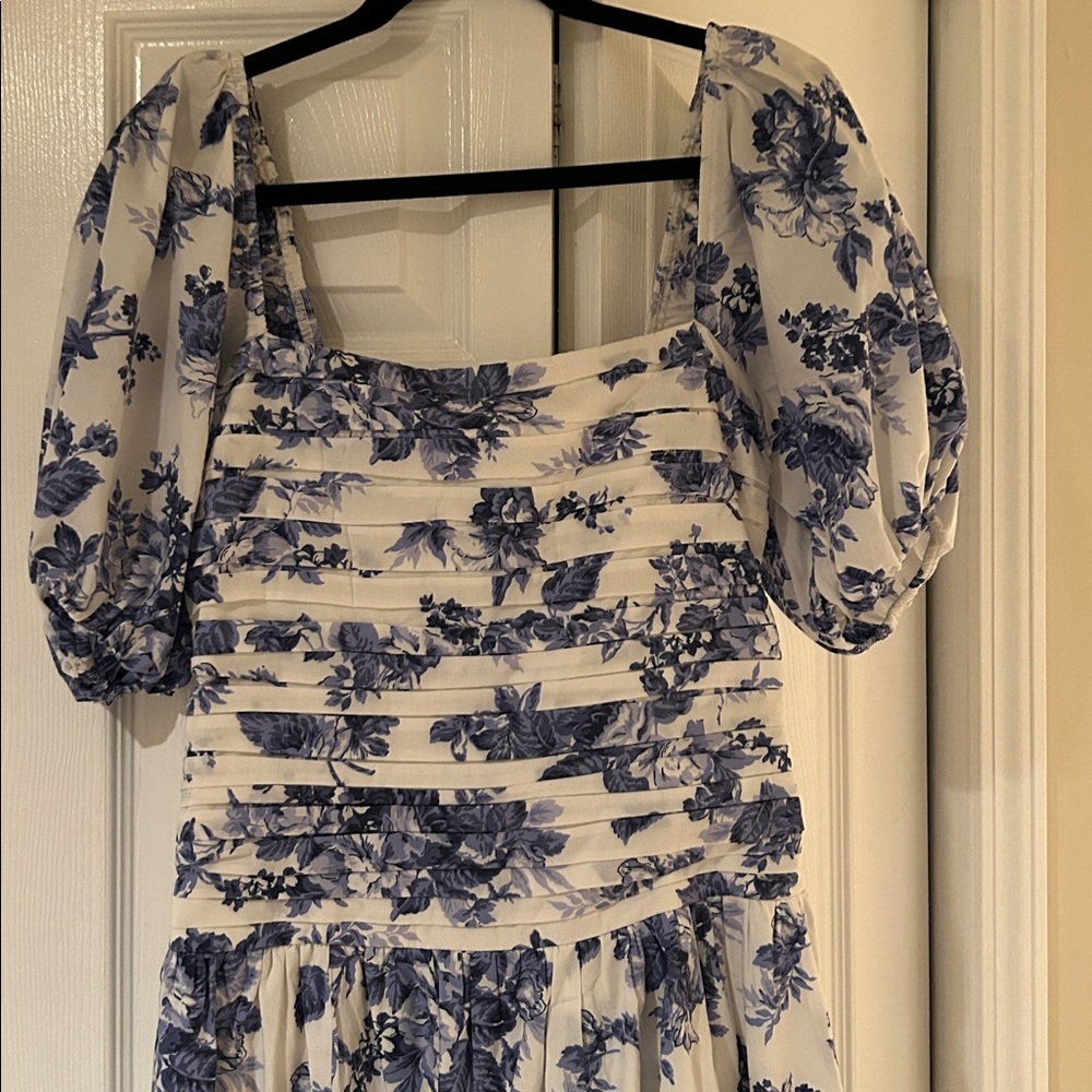 A&F Floral Puff Sleeve Maxi Dress - Picture 3 of 6